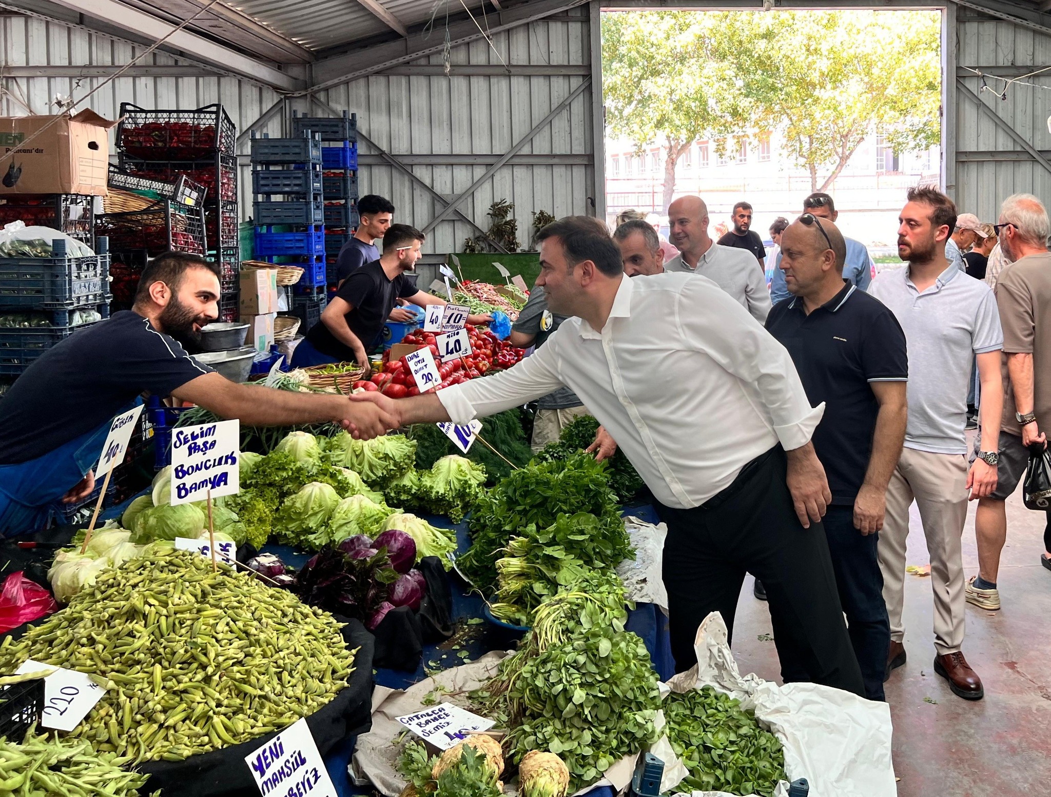 MİMAROBA MAHALLEMİZDEKİ PAZAR ESNAFIMIZI ZİYARET ETTİK